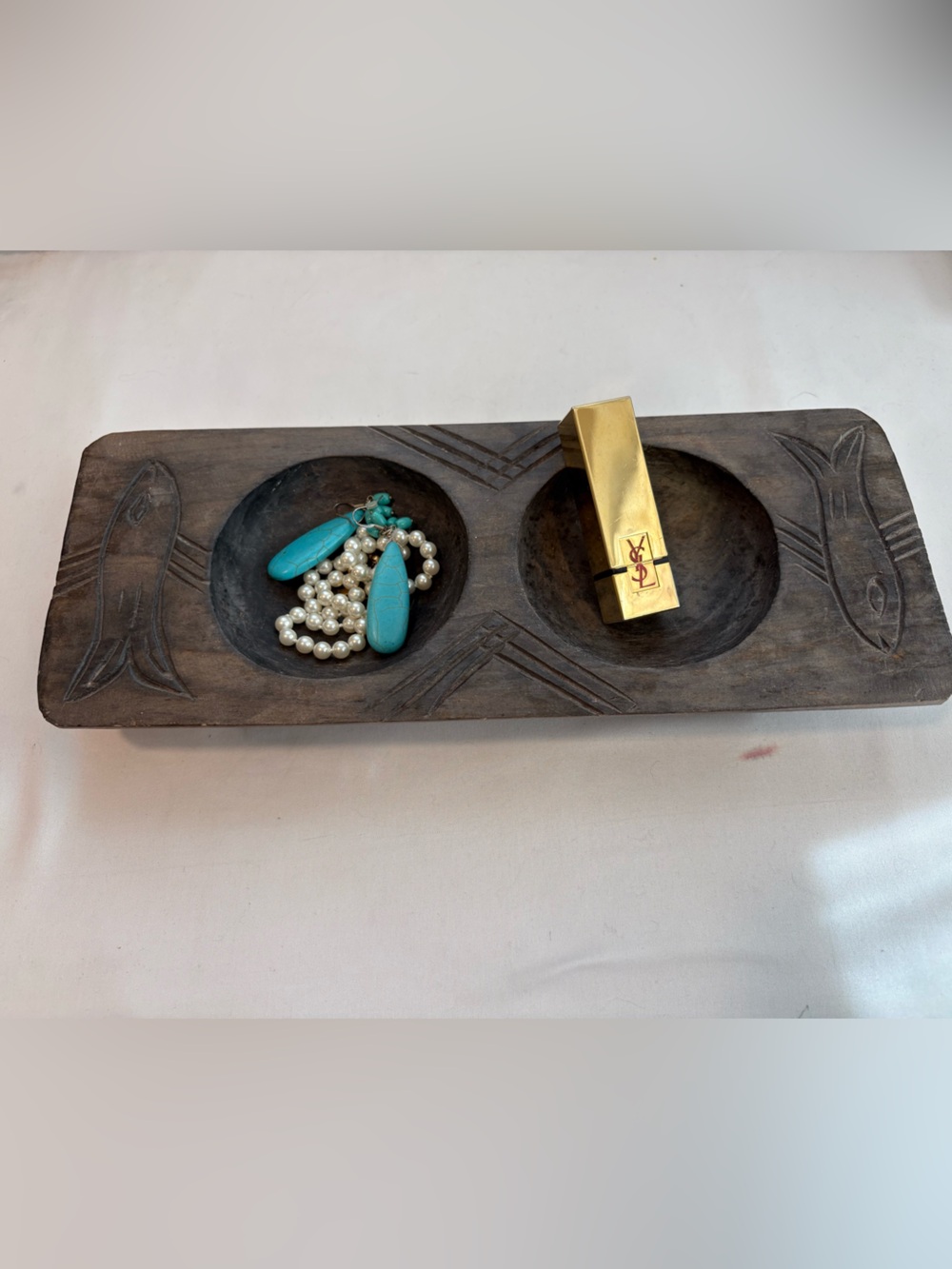 Rustic wood tray